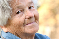 Elderly lady photograph